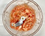 豚ロース肉の刻みトマトと玉ネギがけサラダ作り方3写真