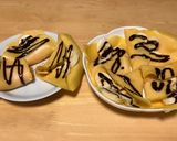 にんじんクレープ（チョコバナナ）作り方6写真
