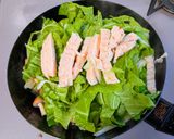サラダチキンと白菜のコンソメ炒め作り方4写真