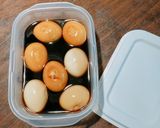 自家製にんにく醤油味玉子作り方2写真