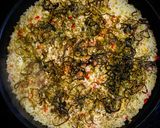 シーフード塩昆布パエリア作り方8写真