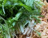 カリカリ油あげと水菜の甘辛和え作り方4写真