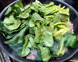 超簡単！ひき肉とほうれん草のたまご丼作り方3写真