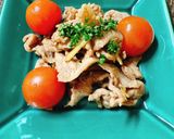 プチトマとん(🐷)のしょうが焼き🤣作り方6写真