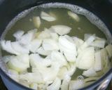 玉葱と豆腐の味噌汁梅風味作り方1写真