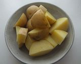 塩辛じゃがバター作り方2写真