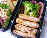 ピザソース＆とろりんチーズの♪ハムカツ☆作り方7写真