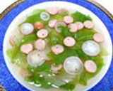 レタスとウインナーのスープ作り方15写真
