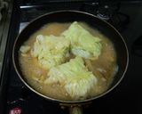 鯖味噌缶でロールキャベツのクリーム煮作り方4写真