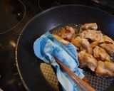 鶏とセロリのオイマヨ炒め作り方3写真