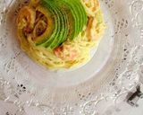 海老とアボカドの冷製パスタ。作り方8写真