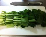 小松菜と豚肉のシンプル炒め作り方1写真