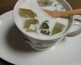 はちみつ抹茶ゼリーのミルクがけ♡作り方5写真