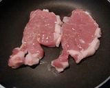 塩麹とわさびで味付ける、辛口トンテキ作り方3写真