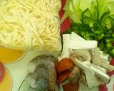 おひとりさま彩りベジパスタランチ♪作り方1写真