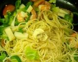 おひとりさま彩りベジパスタランチ♪作り方2写真