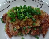 鶏の竜田揚げ☆大根おろしのせ作り方5写真