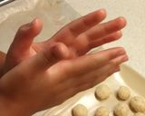 手でぺったん★子どもと作るレンジクッキー作り方6写真