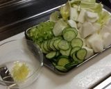 ばぁばの味★キャベツとカブの簡単浅漬けஐ作り方2写真