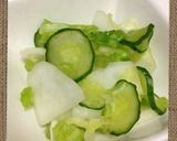 ばぁばの味★キャベツとカブの簡単浅漬けஐ作り方4写真