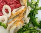 牛肉とちくわとピーマンの炒め物作り方1写真
