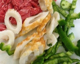牛肉とちくわとピーマンの炒め物作り方1写真