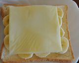 朝食に！おやつに！バナナチーズトースト＊作り方1写真