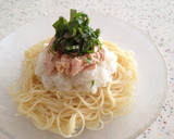 簡単！ツナと大根おろしの冷たい和風パスタ作り方4写真