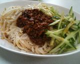 夏にピッタリ!!素麺で簡単ジャージャー麺作り方8写真