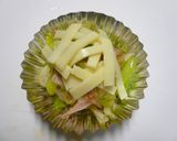 お弁当に♪長ネギとハムのチーズ焼き作り方3写真