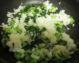 小松菜と納豆のお手軽炒飯作り方3写真