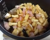もっちり濃いめ☆鶏の炊き込みご飯作り方4写真