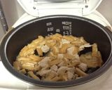 もっちり濃いめ☆鶏の炊き込みご飯作り方5写真