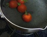 冷製パスタ♪爽やかトマトバジル☆作り方3写真
