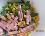 スナップエンドウのバター炒め作り方1写真