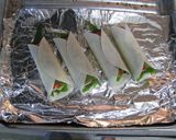 餃子の皮とカニカマ大葉チーズでおつまみ作り方4写真