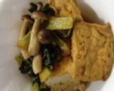 １０分で完成！小松菜と厚揚げの煮物♪作り方5写真