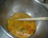 紅しょうがと青のり入りの卵焼き作り方2写真