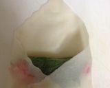 残ったポテトサラダで明太子春巻き作り方4写真