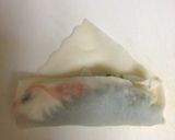 残ったポテトサラダで明太子春巻き作り方5写真