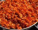 大量の唐辛子🌶️で本場中国式の辛味噌作り作り方3写真