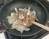 ツナとキノコの和風パスタ作り方4写真