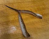 ハサミだけで簡単 松葉おろし　メゴチの天ぷら作り方5写真