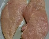 鶏むね肉で揚げないチキン南蛮♪作り方1写真