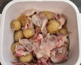 レンジで簡単！塩バター豚じゃが作り方4写真