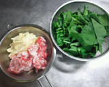簡単！タケノコと豚肉の中華風スープ作り方1写真