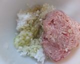 ●鶏ひき肉のフワフワつくね風●作り方3写真