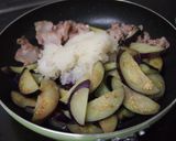 フライパンひとつで！豚肉と茄子のおろし煮作り方4写真