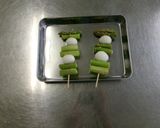 アスパラとうずらの卵の串揚げ作り方2写真