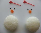 簡単☆にわとりおにぎりのキャラ弁♪作り方1写真